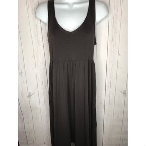 Theory Size Medium Brown Sleeveless Summer Dress